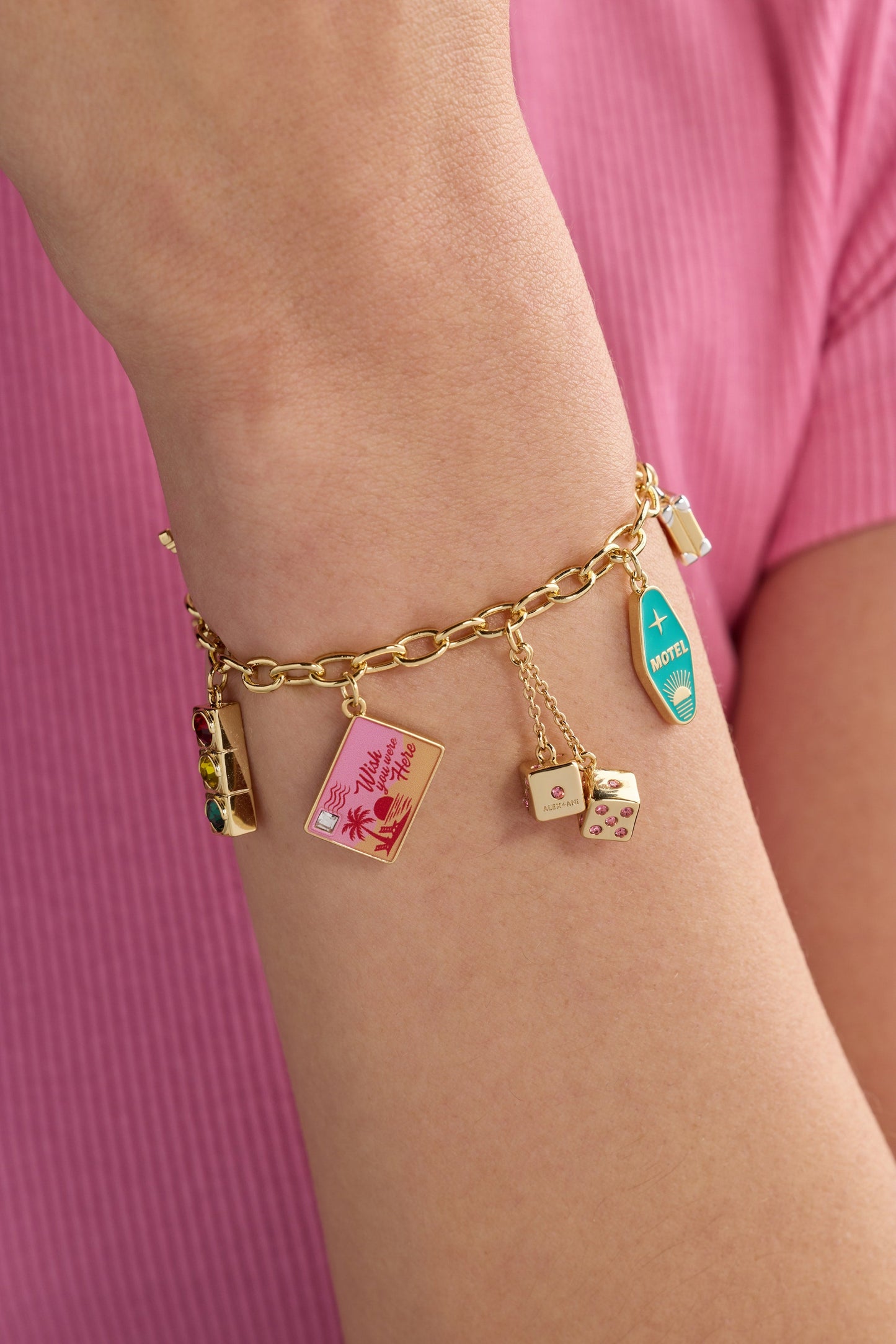 Road Trip Multi-Charm Bracelet