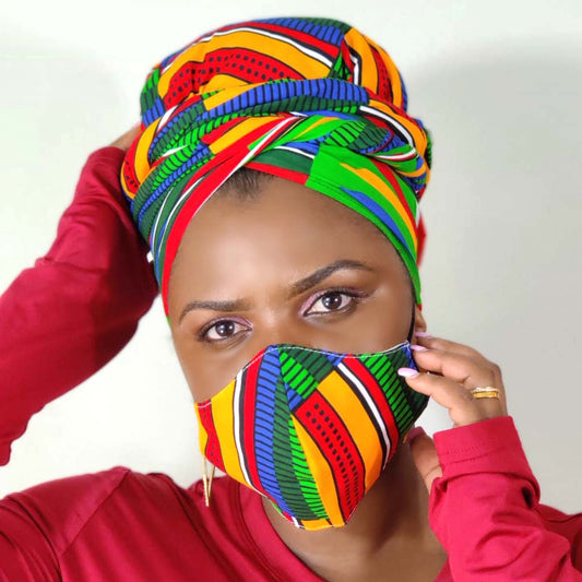 Duma Mbili African Print Headwraps