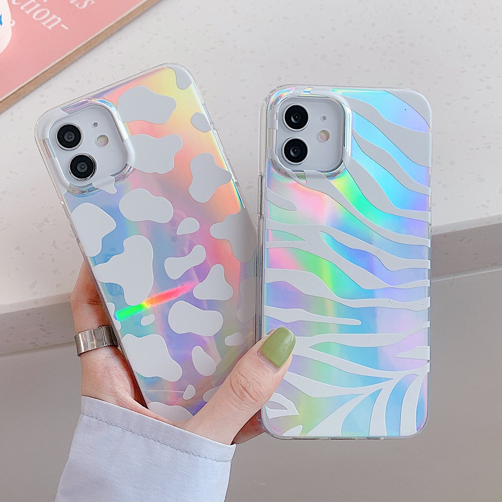 Double-Sided Laminating Laser Zebra and Leopard Print by Cosmic Kollections