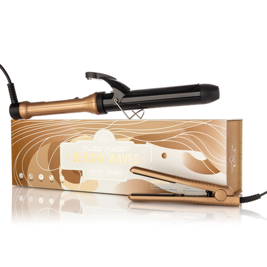 "Beach Wave Babe" 2-Piece Set with Curling Wand & Mini ToGo by Almost Famous Hair