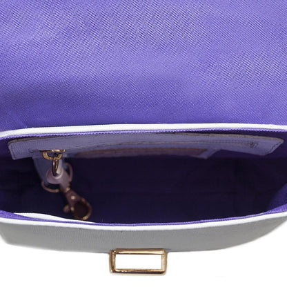 Tiny Chain-Strap Leather Handbag