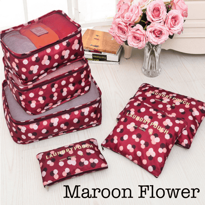 6 Piece Travel Organizer by Threaded Pear