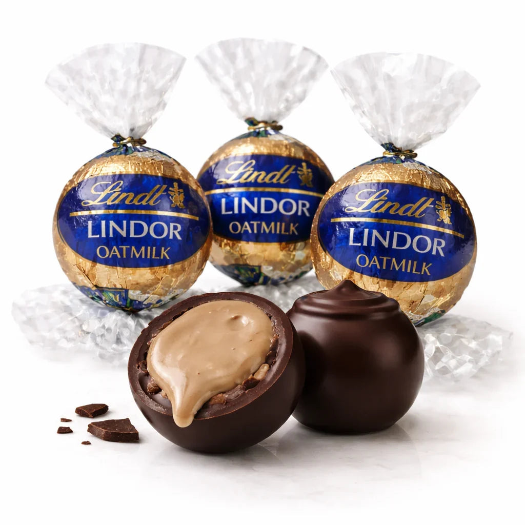 12 Gift Boxes Lindt Lindor Dark Oatmilk non-dairy 10.2oz