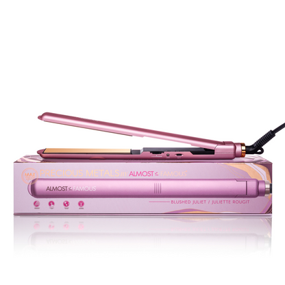 MaxLength 1" Flat Iron with Rose Gold Titanium Plates