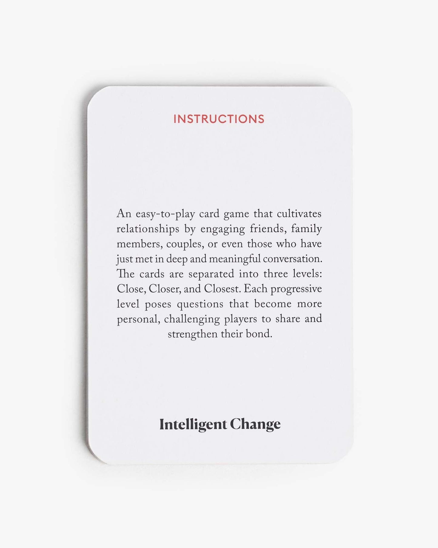 Get Closer Conversation Game - Original