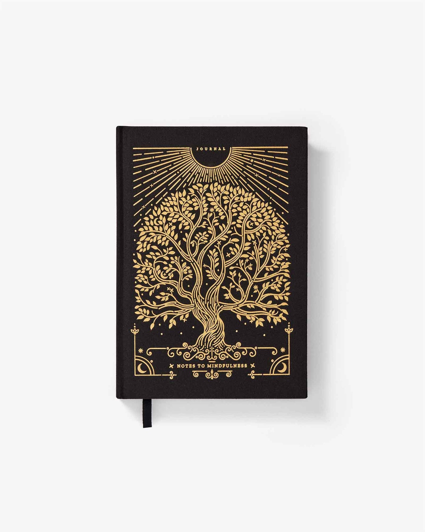 Notes to Mindfulness Journal - Stone Black by Intelligent Change