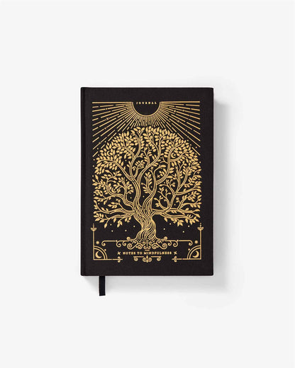 Notes to Mindfulness Journal - Stone Black by Intelligent Change