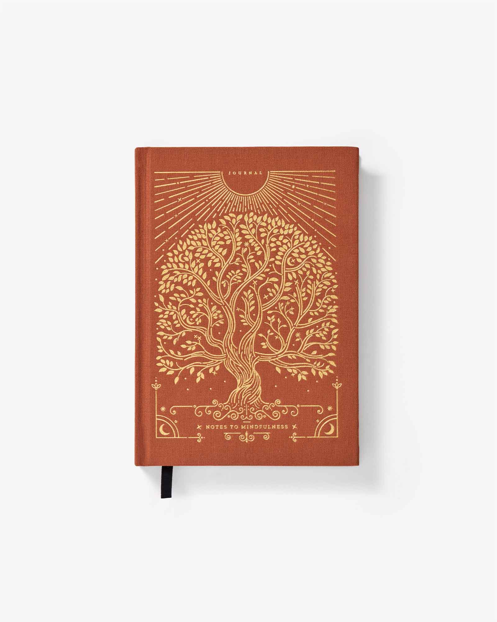 Notes to Mindfulness Journal - Sunset Orange by Intelligent Change