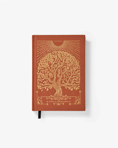 Notes to Mindfulness Journal - Sunset Orange by Intelligent Change