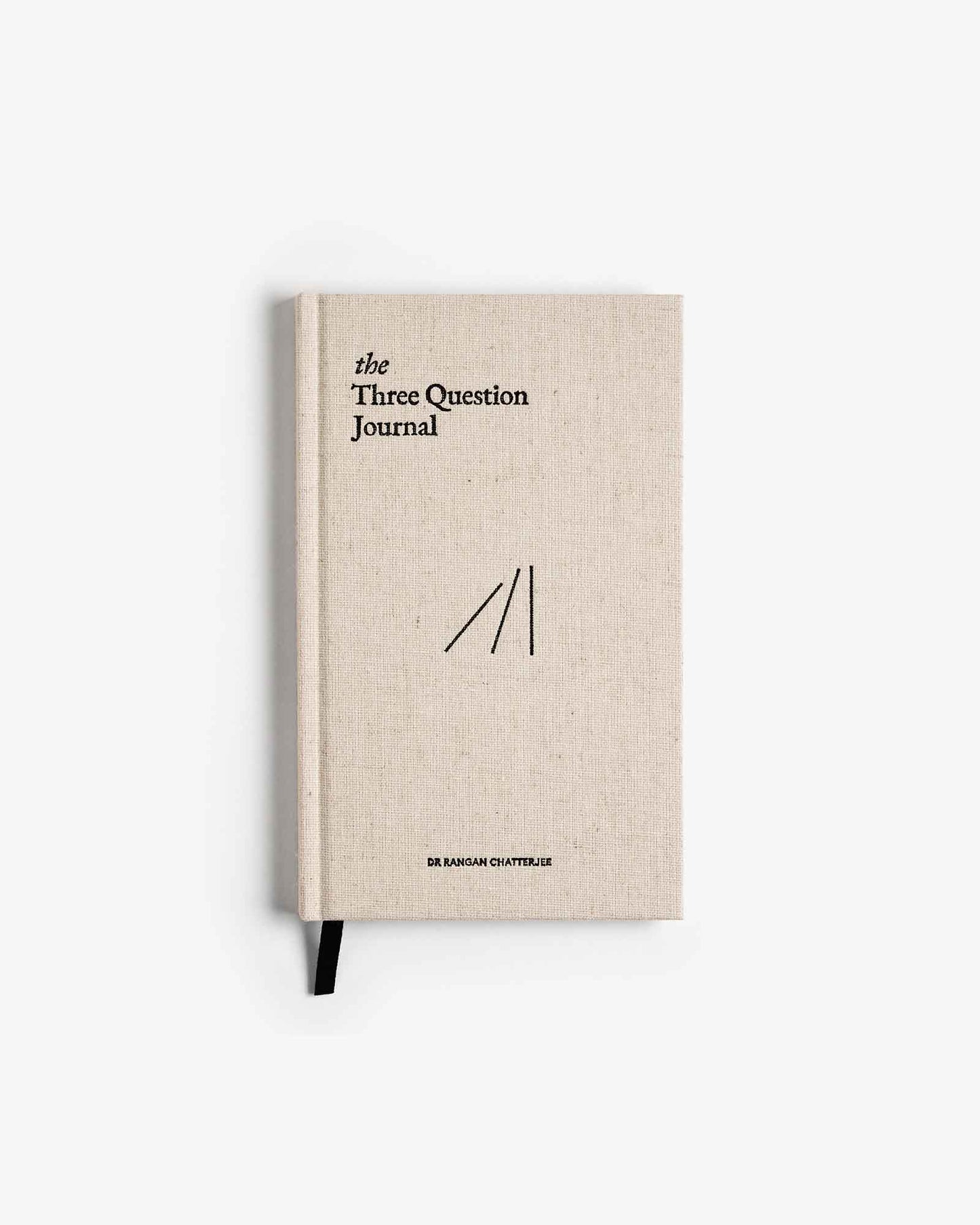 The Three Question Journal - Linen by Intelligent Change
