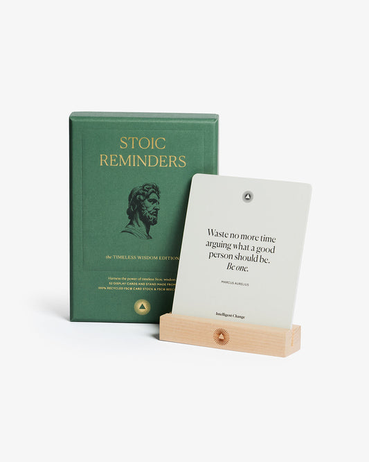 Stoic Reminders Quote Cards by Intelligent Change