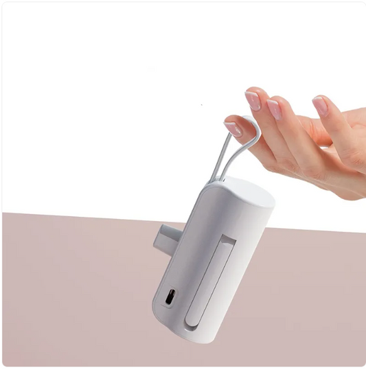 5000mAh Portable Charger with Built-In Cable by Cosmic Kollections
