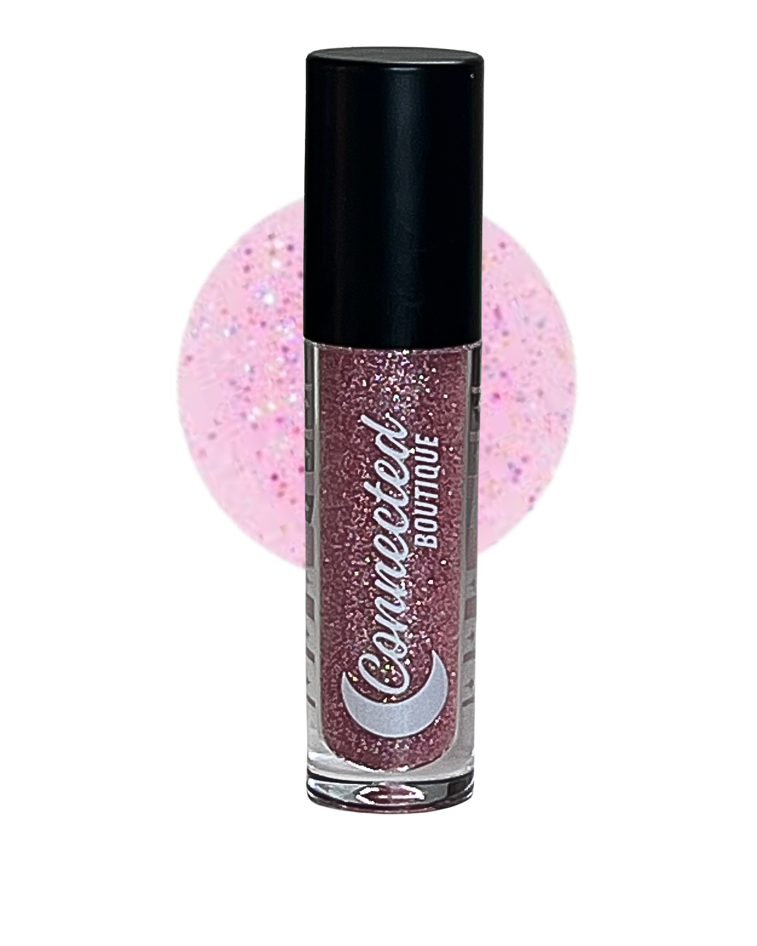 Chosen Pink Glitter Lipgloss with apple scent by Connected Boutique