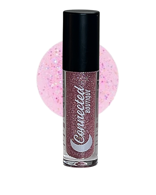 Chosen Pink Glitter Lipgloss with apple scent by Connected Boutique