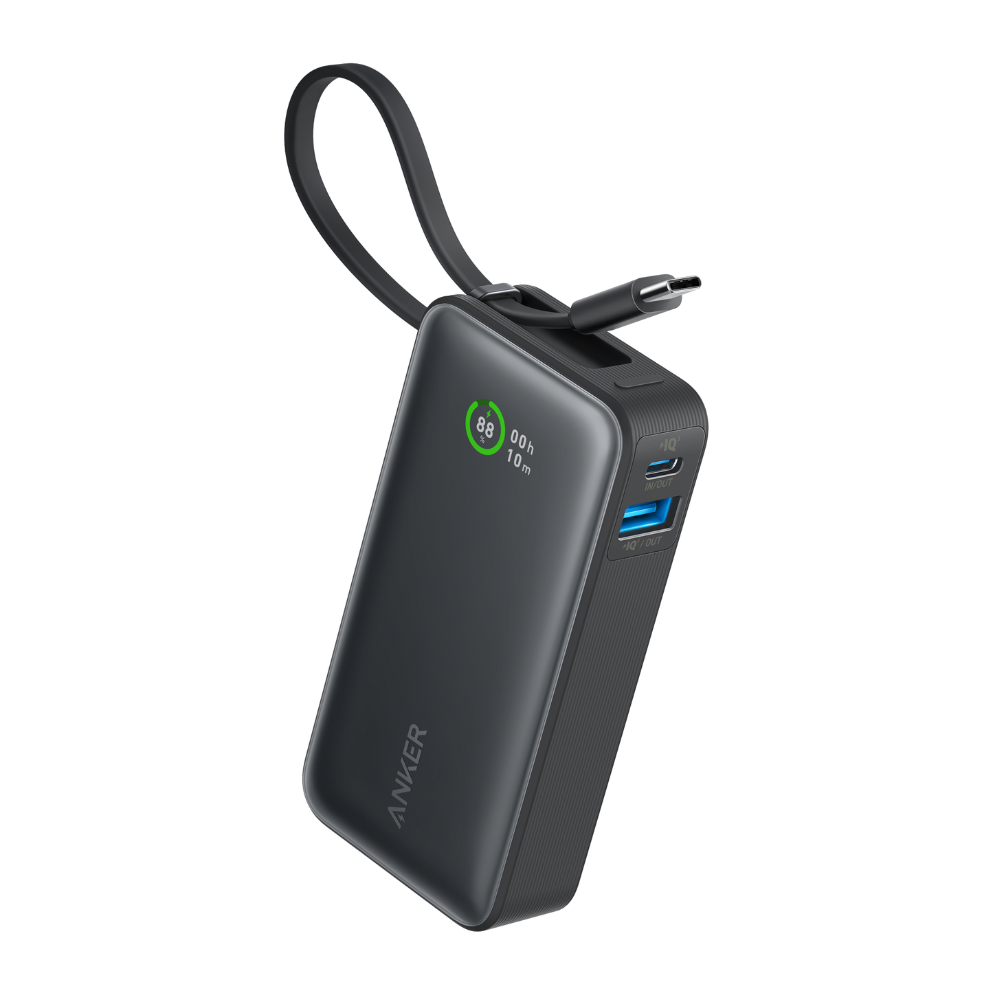 Anker Nano Power Bank (30W, Built-In USB-C Cable) by Anker