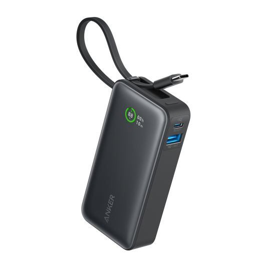 Anker Nano Power Bank (30W, Built-In USB-C Cable) by Anker