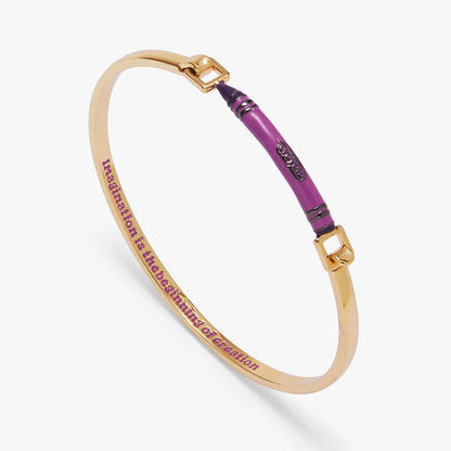 Crayola Royal Purple Crayon Tension Bangle
