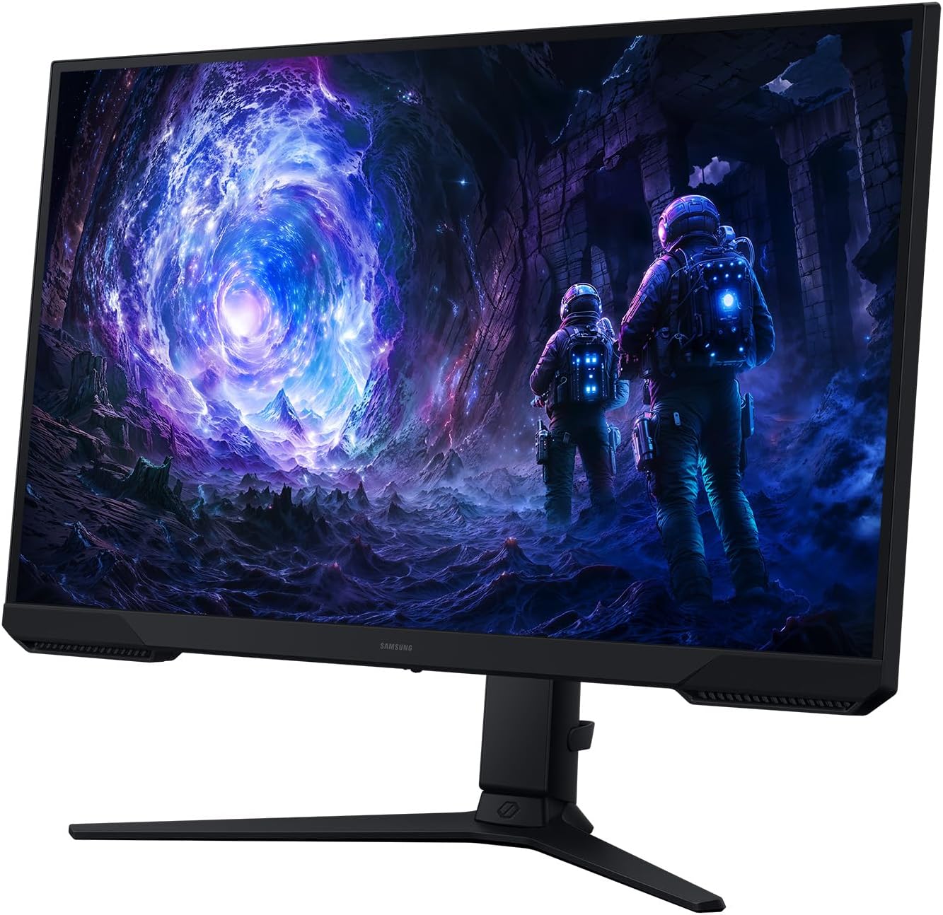 Samsung 27" Odyssey G5 (G51F) Series QHD (1440P) Gaming Monitor | 180Hz, 1ms, AMD FreeSync, HDR10, Height Adj Stand, Black Equalizer, Virtual Aim Point, Auto Source Switch+ (LS27FG512ENXZA)