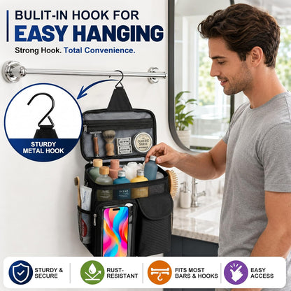Dorm Room Essentials for Guys Girls, Quick Dry Mesh Shower Caddy Portable | Large Travel Toiletry Shower Bag for Full-Sized Bottles, Makeup Organizer for College Camping Cruise Ship, Women & Man Gifts
