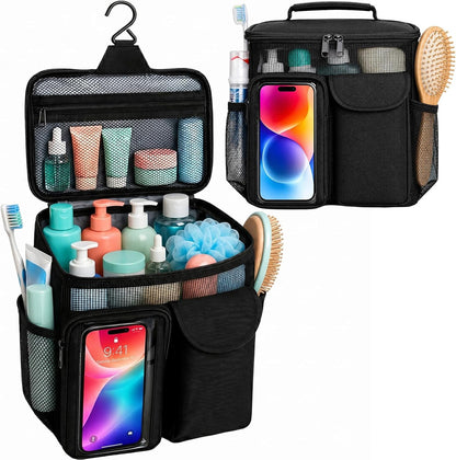 Dorm Room Essentials for Guys Girls, Quick Dry Mesh Shower Caddy Portable | Large Travel Toiletry Shower Bag for Full-Sized Bottles, Makeup Organizer for College Camping Cruise Ship, Women & Man Gifts