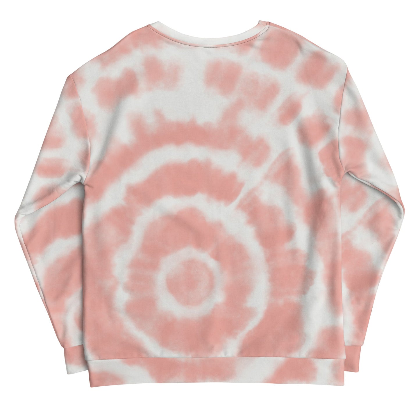 Peach Tie-Dye Vibe Tropical Sweatshirt by Cosmic Kollections