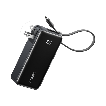 Anker Power Bank (10K, Fusion, Built-In Cable) by Anker
