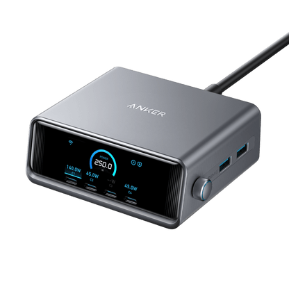 Anker Prime Charger (250W, 6 Ports, GaNPrime) by Anker