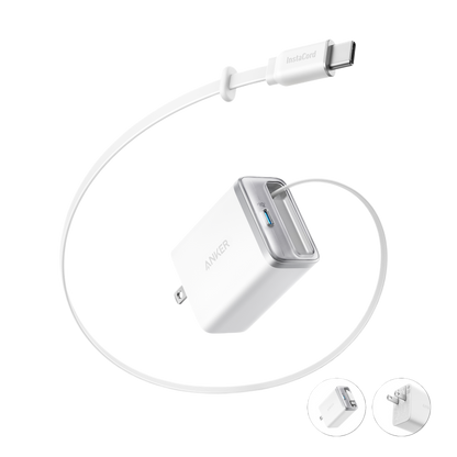 Anker Nano Charger (35W, Built-In Retractable USB-C Cable) by Anker
