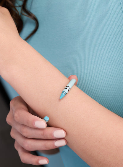 Crayola Robin's Egg Blue Crayon Cuff