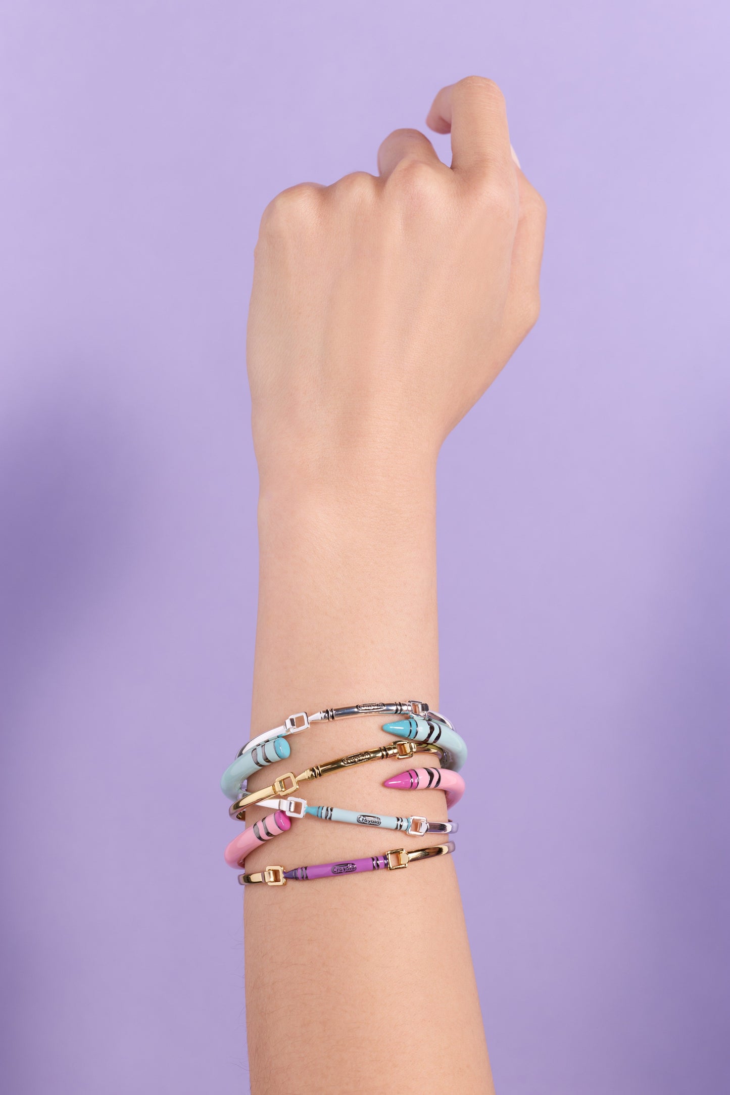 Crayola Royal Purple Crayon Tension Bangle