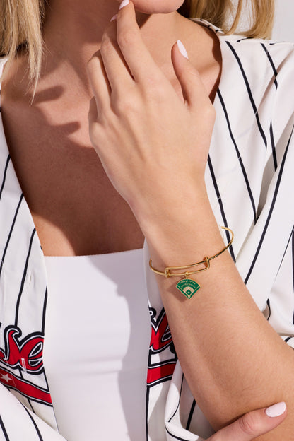 "Always Swing for the Fences" Charm Bangle