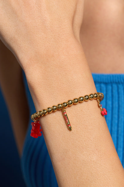 Crayola Fan Favorites Scarlet Charm Stretch Bracelet