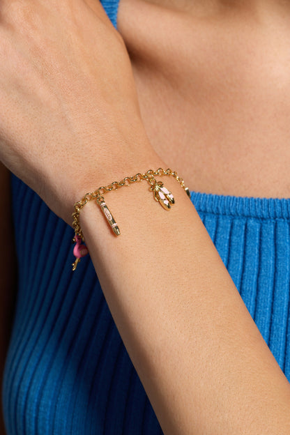 Crayola Fan Favorites Tickle Me Pink Charm Bracelet
