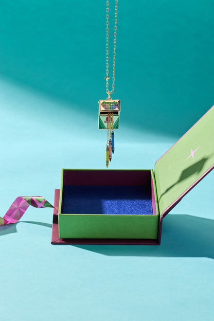 Crayola 'To Teach Is To Color A Life Forever' Crayon Box Locket