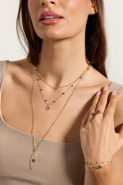 Festival Stranded™ Evil Eye Necklace