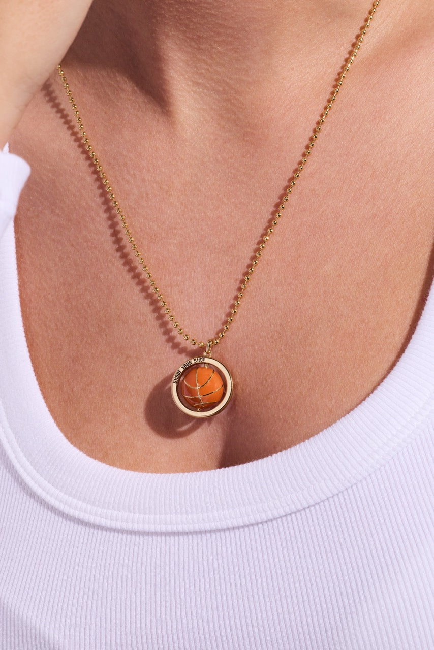 Basketball Spinner Pendant