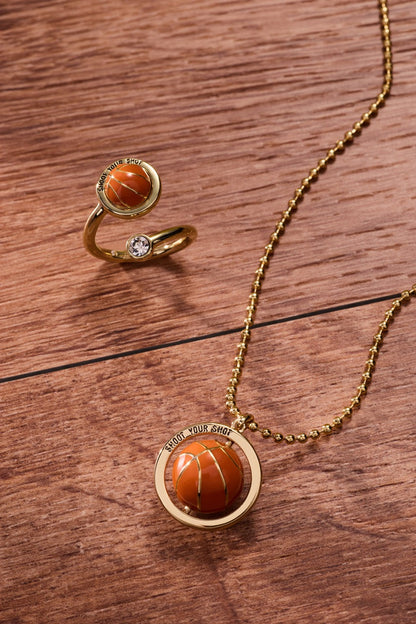 Basketball Spinner Pendant