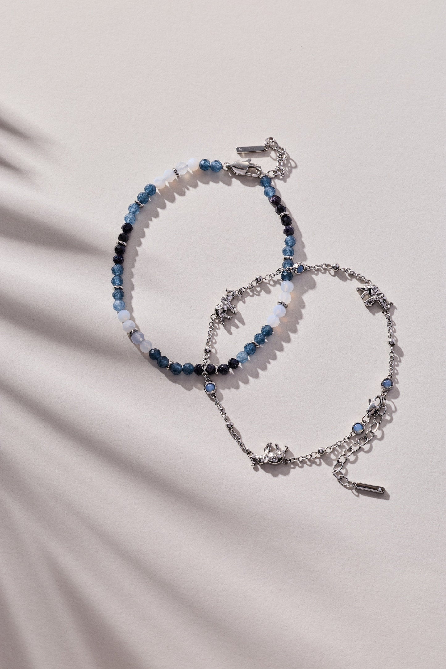 Elephant Inline Charm Anklet