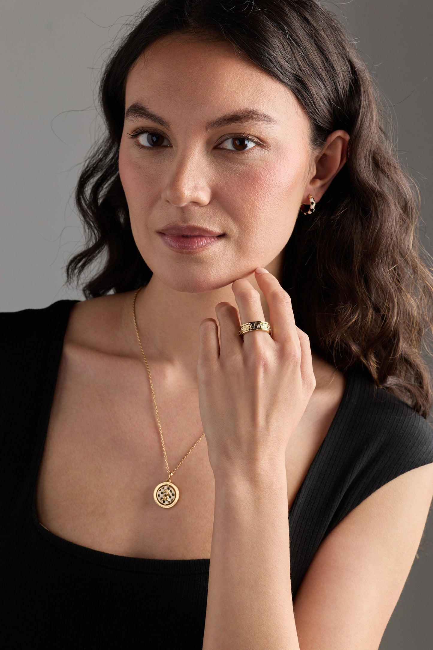 'Always Think One Move Ahead' Chess Spinner Pendant