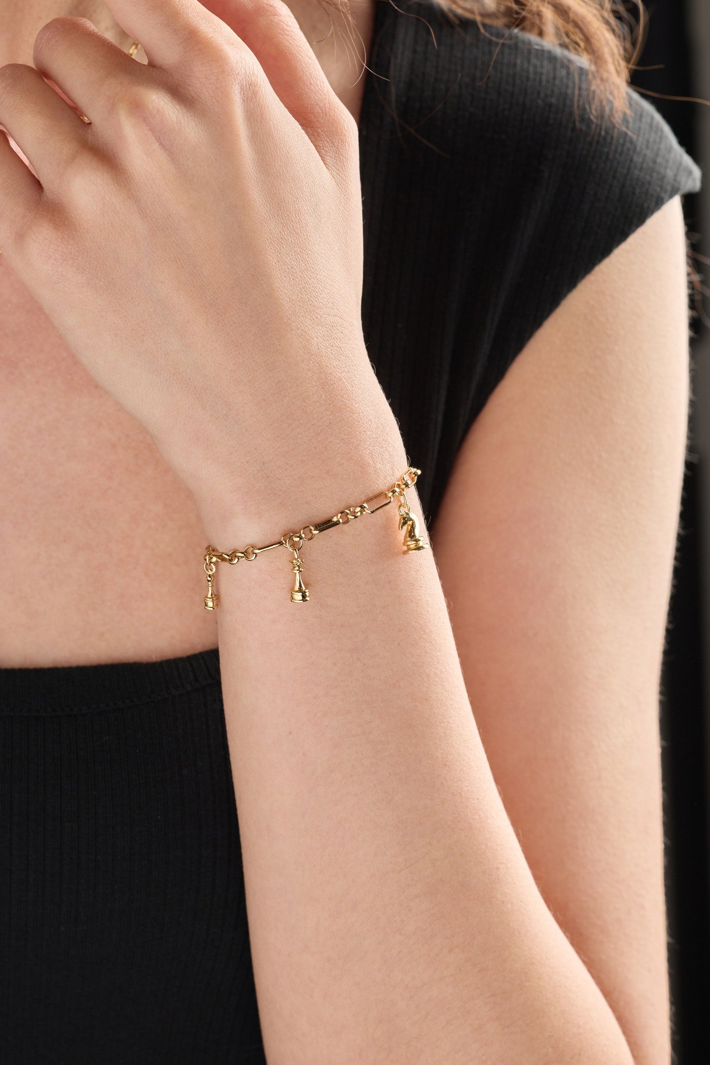 Chess Charm Bracelet