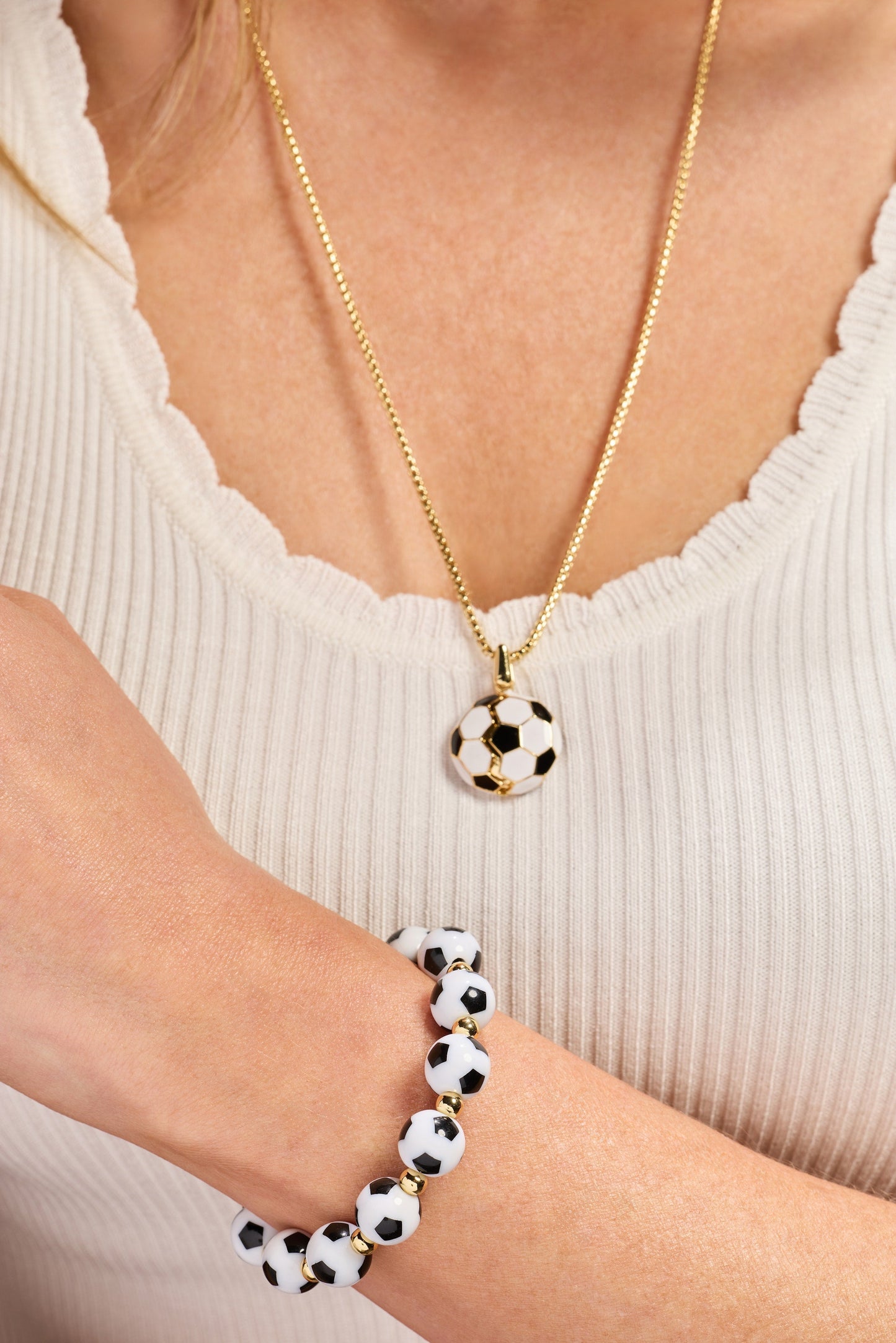 Soccer Ball "Control The Ball, Command The Game" Locket Necklace