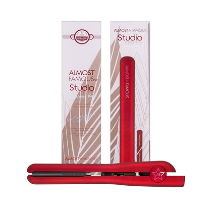 Venice Babe 1.25" Flat Iron with Luxe Gem Infused Plates by Almost Famous Hair