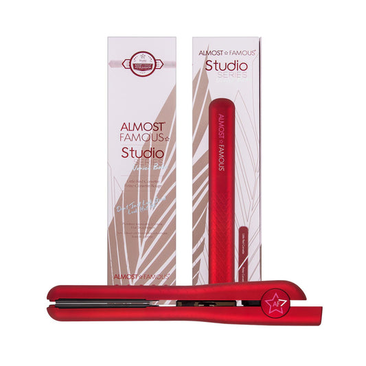 Venice Babe 1.25" Flat Iron with Luxe Gem Infused Plates by Almost Famous Hair