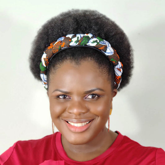 Duma MbilIi African Print Padded  Headband