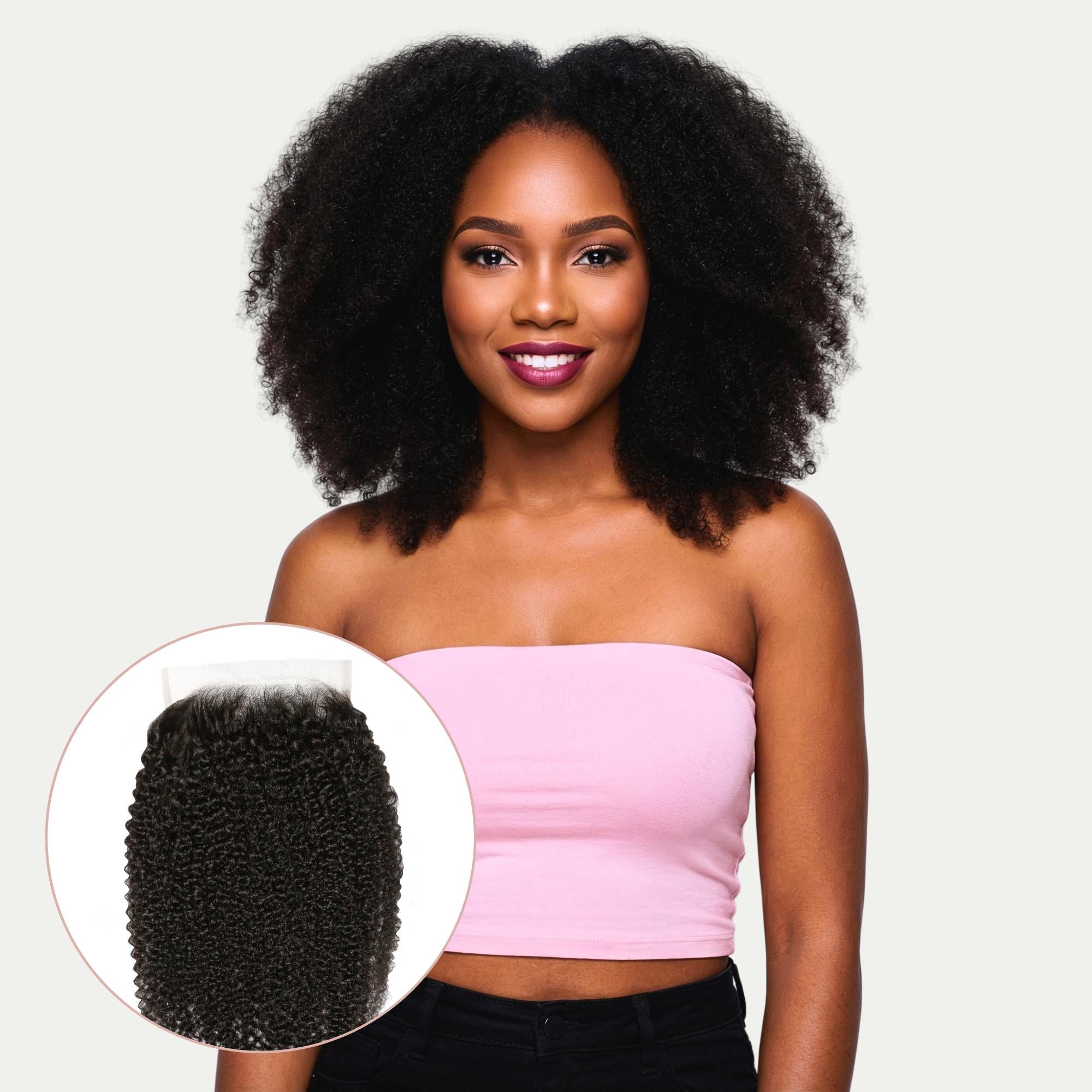 Afro Kinky 6x6 HD Lace Human Hair Closure