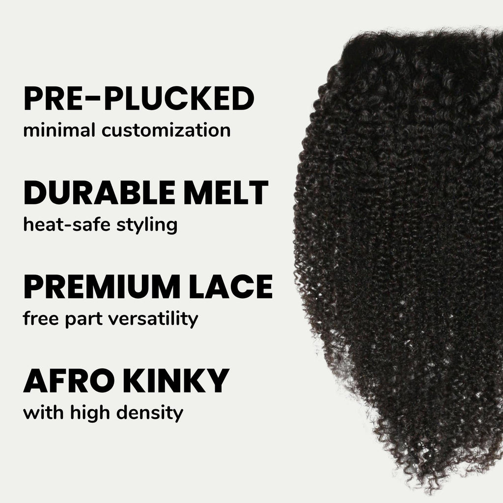 Afro Kinky 7x7 HD Lace Human Hair Closure