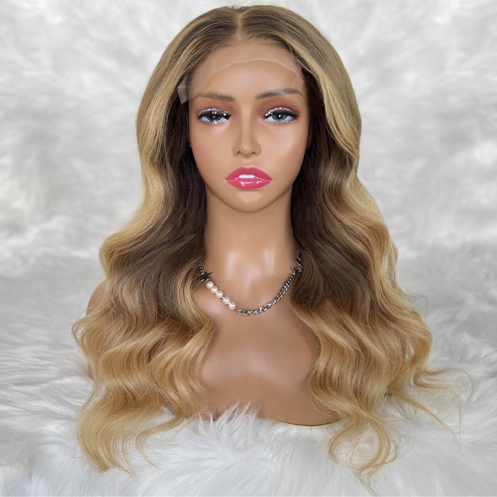 Raw Aubrey Glueless 5x5 HD Lace Professionally Colored 100% Human Hair Closure Wig