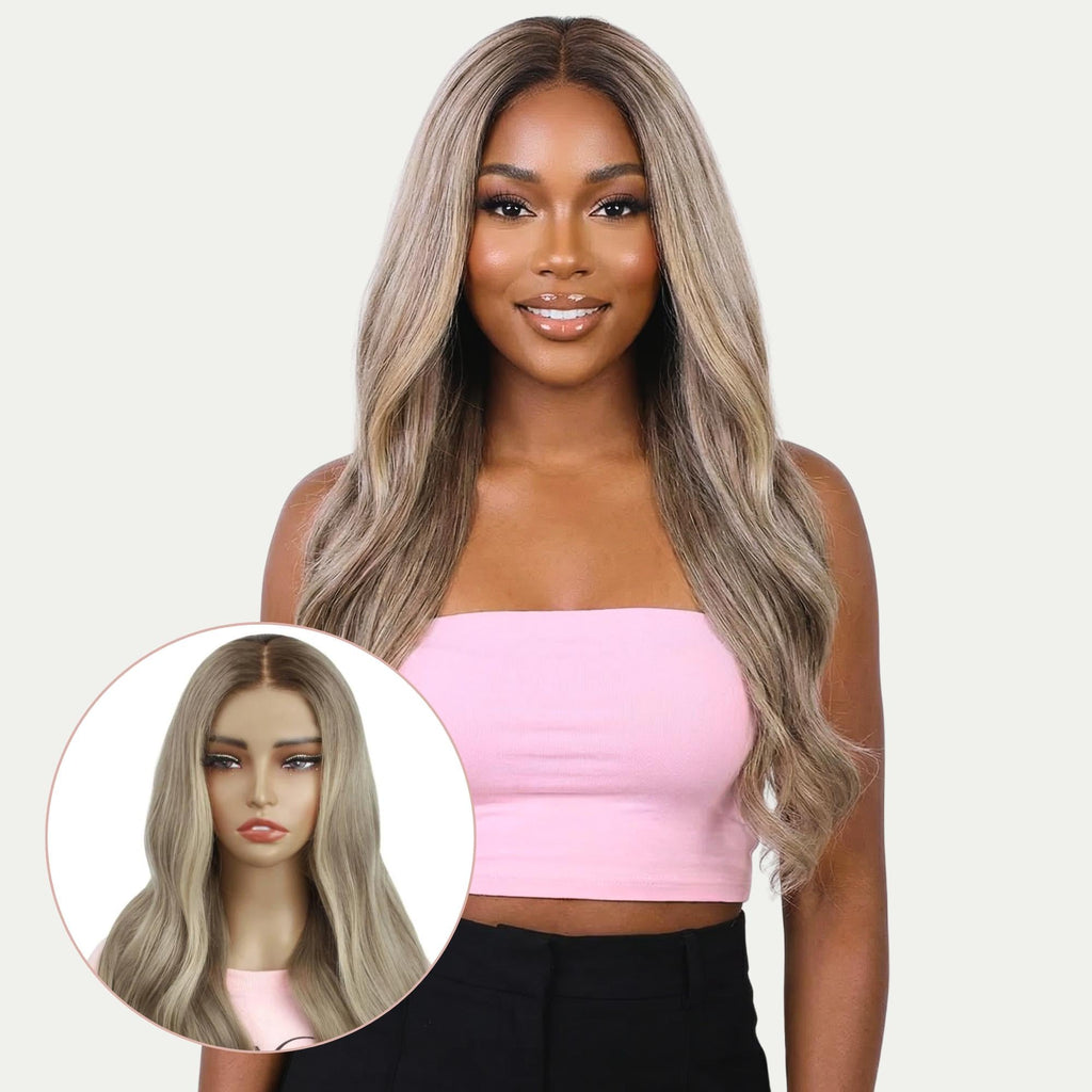 Raw Autumn Glueless 5x5 HD Lace Professionally Colored 100% Human Hair Closure Wig