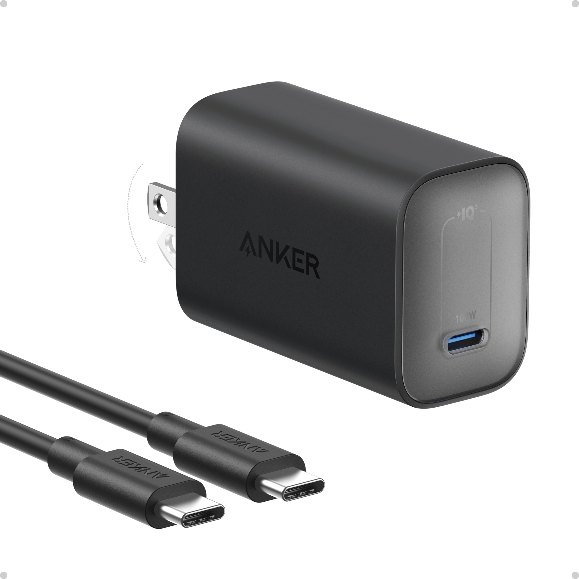 Anker Nano Charger (100W) with USB-C Cable by Anker