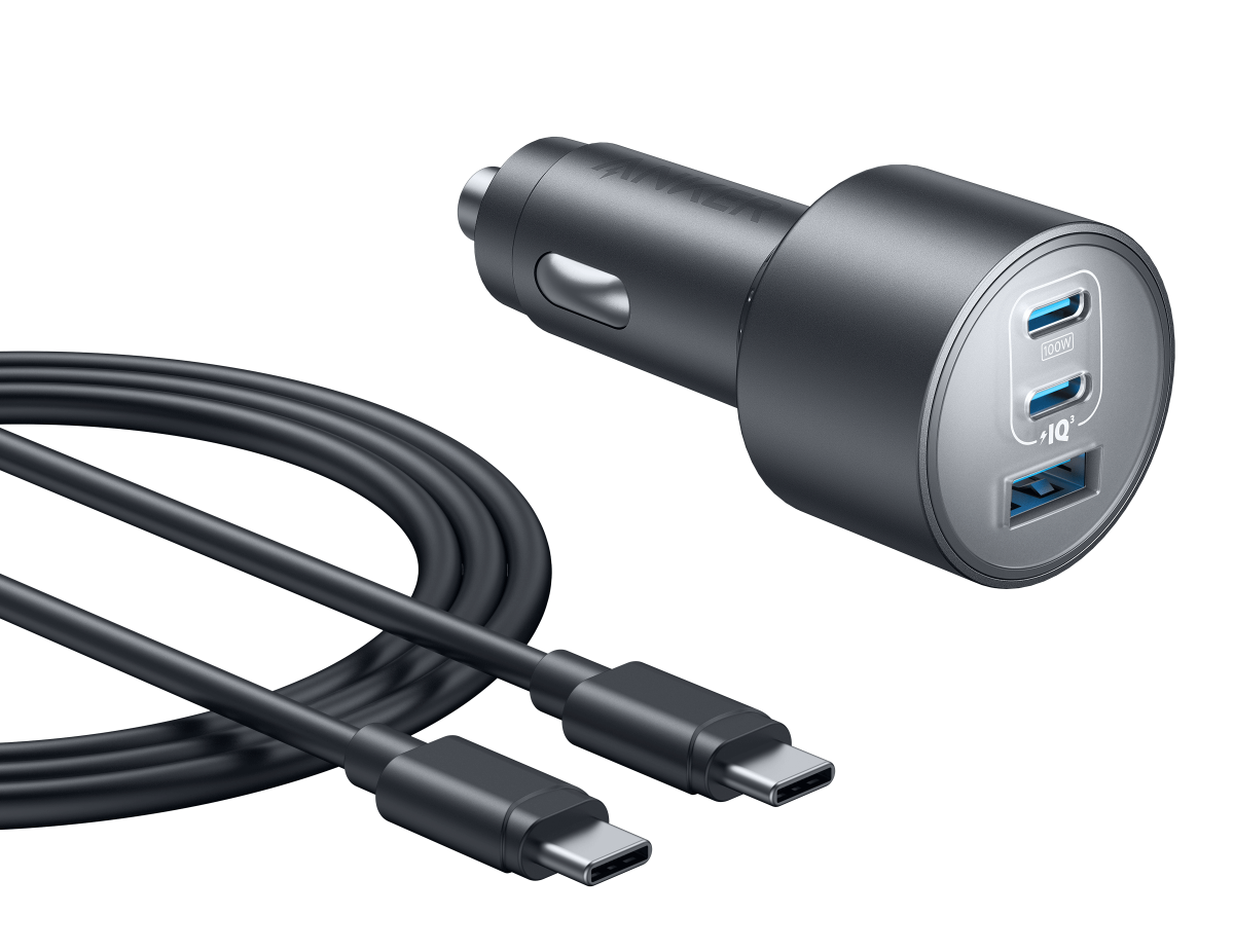 Anker Nano Car Charger (167.5W, 3 Ports) by Anker